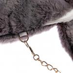 Сумка детская «Зайчик», 20?20 см, серая