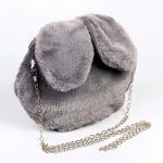 Сумка детская «Зайчик», 20?20 см, серая