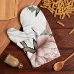 Варежка - прихватка «Этель. Пионы», 20?27 см, двухсторонняя