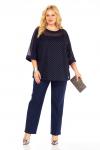 Блуза Элль стиль 2420 а темно-синий
