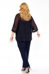 Блуза Элль стиль 2420 а темно-синий