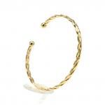 Браслет Кольцо витое цв.золотистый