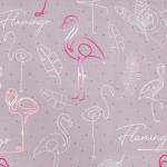 Постельное белье Фламинго (поплин DE LUXE)