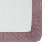 Простыня на резинке "Дымчатая роза"