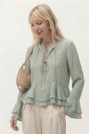 Блуза Lokka 1815 оливковый
