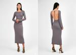 2431 Платье женское цвет серый