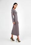 2431 Платье женское цвет серый