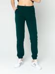 Брюки женские футер 3-х нитка петля "МОНЕ" ИЗУМРУД