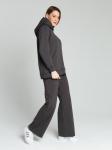 Брюки женские футер 3-х нитка петля "ПАЛАЦЦО" ГРАФИТ