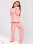 Пижама детская футер начес с брюками "СТЕША" РОЗОВЫЙ