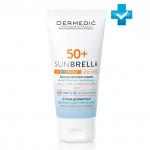 Солнцезащитный крем SPF 50+ для жирной кожи и комбинированной кожи ДЕРМЕДИК САНБРЕЛЛА, 50 мл, DERMEDIC