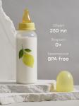 Бутылочка с латексной соской 250 мл.