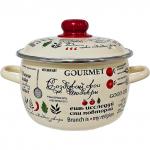 Кастрюля эмал сфер Шедевры 5,5л ТМ Appetite