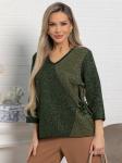Блуза Найви (оливковая) Б15077-18М
