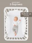 Набор бортиков на кроватку, 3 шт.