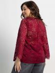 Блуза Лунная ночь (бордовая) Б15071-30М