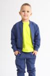 Бомбер трикотажный детский Base синяя дымка