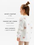 Джемпер для девочки KAFTAN: Love, белый, размер 36 (134-140 см)