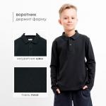 Джемпер (поло) детский MINAKU, цвет графит, рост 122 см