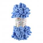 Пряжа Puffy/Ализе 100г/9,5м 100% Микрополиэстер (289-синий)