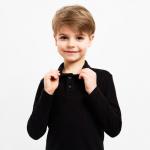 Джемпер (поло) детский MINAKU, чёрный, рост 110 см