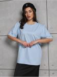 Футболка "Базовая" Голубой женская