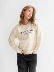 Лонгслив Exclusive access сливочный женский