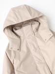 Парка с карманами демисезонная латте