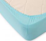 Простыня «Бирюзовый», Трикотаж, 160*200*20