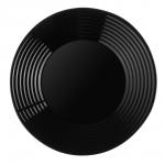 MILLIMI Бароло Тарелка подстановочная 26,6см черная опаловое стекло