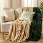 PROVANCE Мосс Плед микрофибра 150х200см, полоска, 260 г/м, 100% полиэстер, 2 цвета