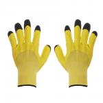 INBLOOM Перчатки садовые, вспененный латексный двойной полуоблив, полиэстер, р.9, 25см, 55г