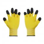 INBLOOM Перчатки садовые, вспененный латексный двойной полуоблив, полиэстер, р.9, 25см, 55г