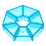 VETTA Бокс для таблеток, пластик, "Неделька" 8,5см, 3 цвета