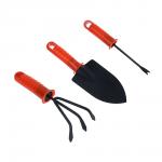 INBLOOM Набор садового инвентаря 21 см (совок, рыхлитель, корнеудал) металл с пласт. ручкой