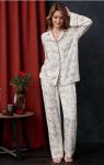 Пижама жен: куртка, брюки