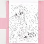 Подарочный набор в открытке: отрывной блок с заданиями и карандаши «Самой милой с 8 марта»