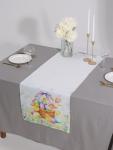 Дорожка на стол Этель «Пасхальный цветок», 50?150 см, 100% хлопок, рогожка 160 г/м?