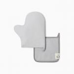 Кухонный набор «Этель» Home: варежка-прихватка 18?29 см, прихватка 19?19 см, светло-серый