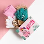 Набор подарочный «Этель. Релакс», полотенце 30?60 см, мочалка, щётка