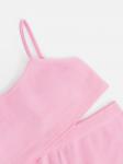 Комплект детский для девочек ((1)топ и (2) шорты) Mohana розовый