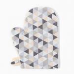 Варежка - прихватка «Этель. Треугольники», 20?28 см, сатин 110 г/м?