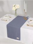 Дорожка на стол «Этель» Kitchen 40?150±5 см, 100% хлопок, саржа 220 г/м?, синяя