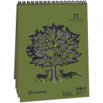 Блокнот для пастели, 30 л., А5 на гребне Dark jungle, темные джунгли, 160 г/м2, холст, БPr/DJ