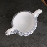 Вазон для цветов «Арабский», 1.3 л, 25?18?20 см, гипс, серый