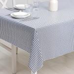 Клеёнка на стол Доляна «Клетка», на нетканой основе, ширина 137 см, рулон 20 м, МИКС