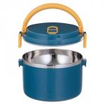 Ланч-бокс, 650 мл, сохраняет тепло 2 ч, нержавеющая сталь, бирюзовый