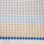 Полотенце банное вафельное «Этель» Waffle, 70?140 см, 100% хлопок, 280 г/м?, жёлто-синее