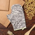 Варежка - прихватка «Доляна» Flower, 20?28 см, габардин