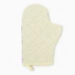 Варежка - прихватка «Доляна» Flower, 20?28 см, габардин